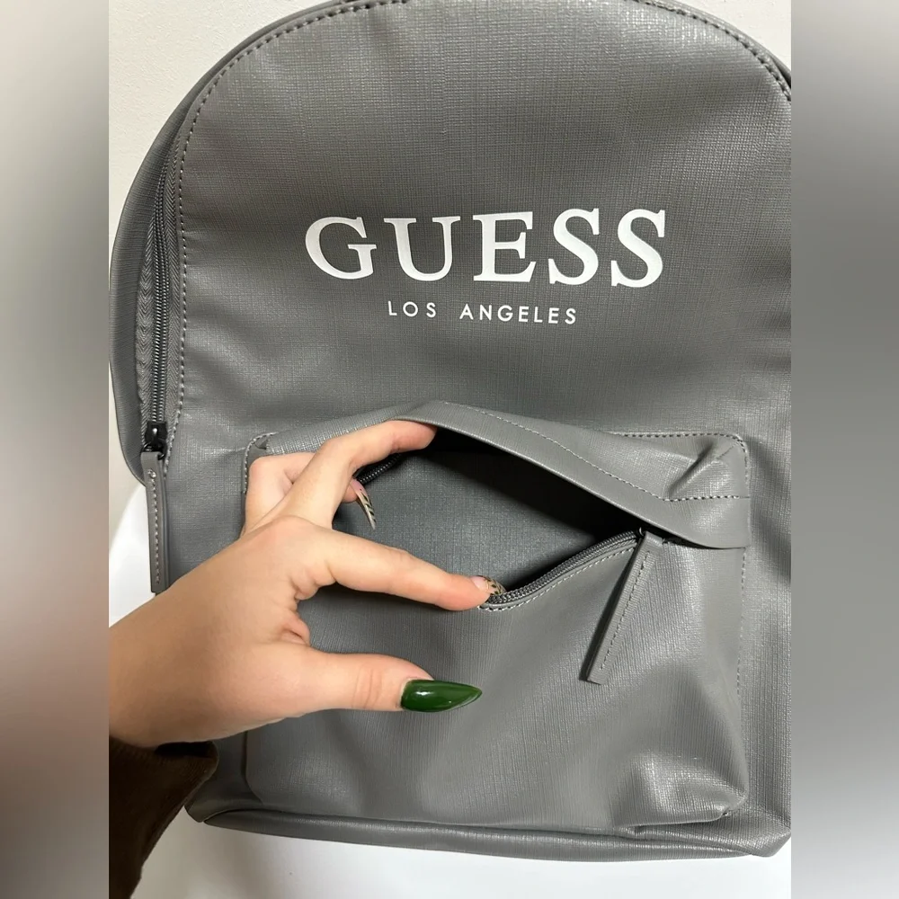 GUESS Grey Men's Backpack - Picture 5 of 7